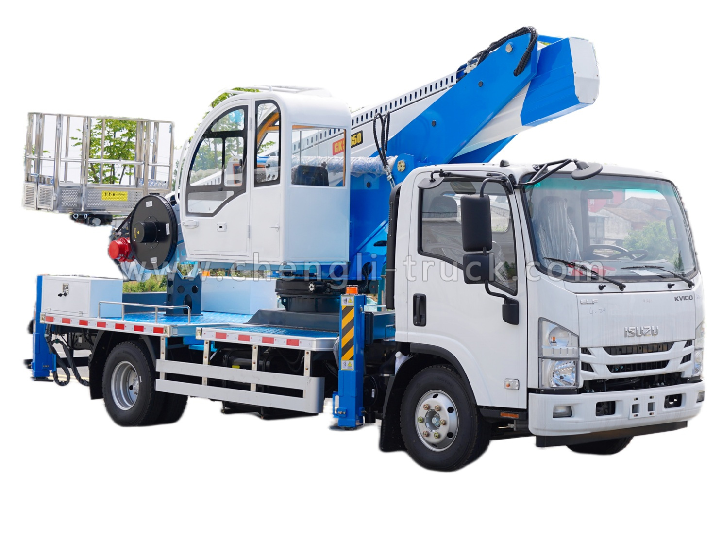 مركبة العمل الجوي ISUZU KV100 منصة 30 م