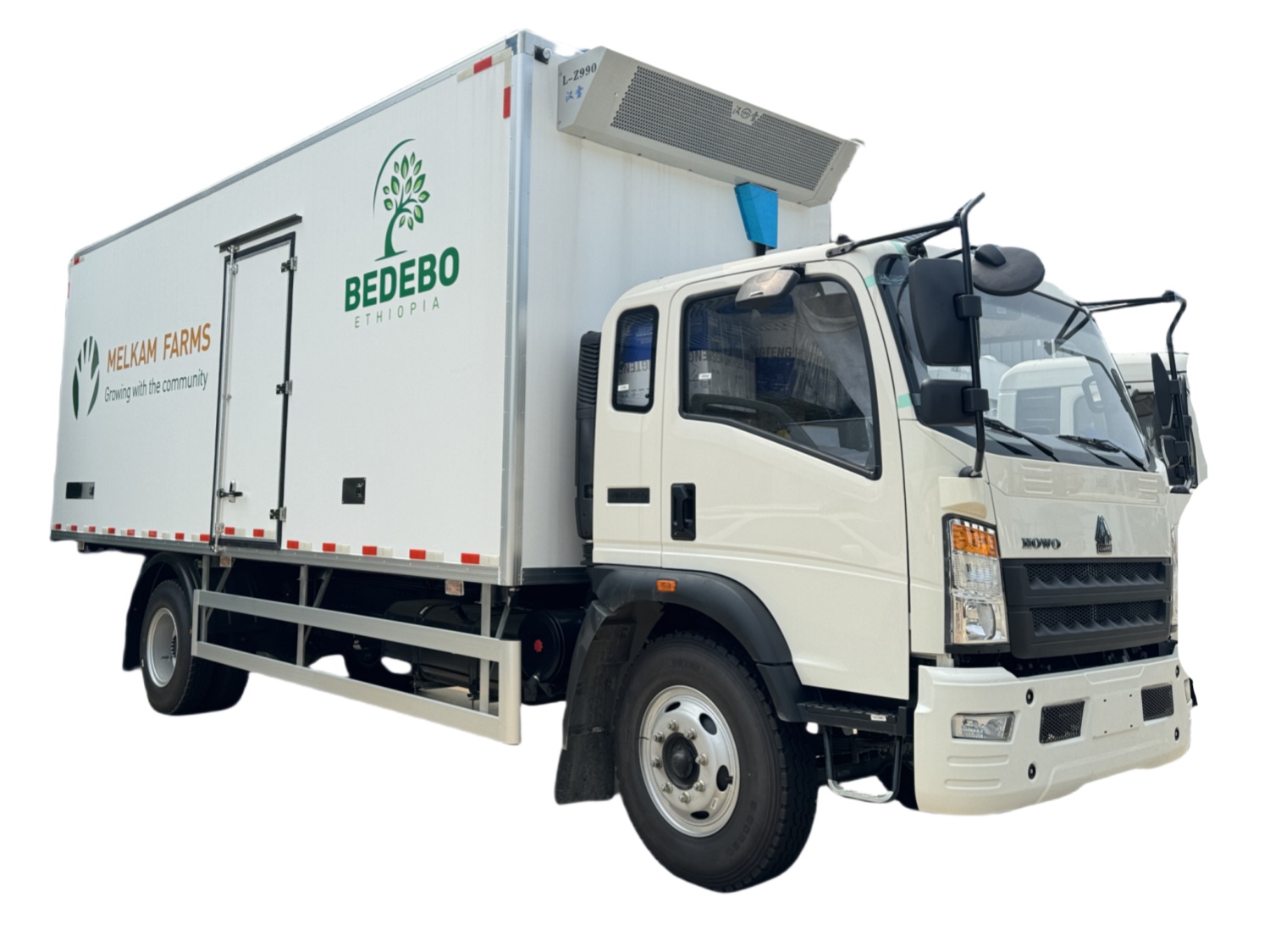 Howo 4 * 2 camion frigorifique de 6 mètres