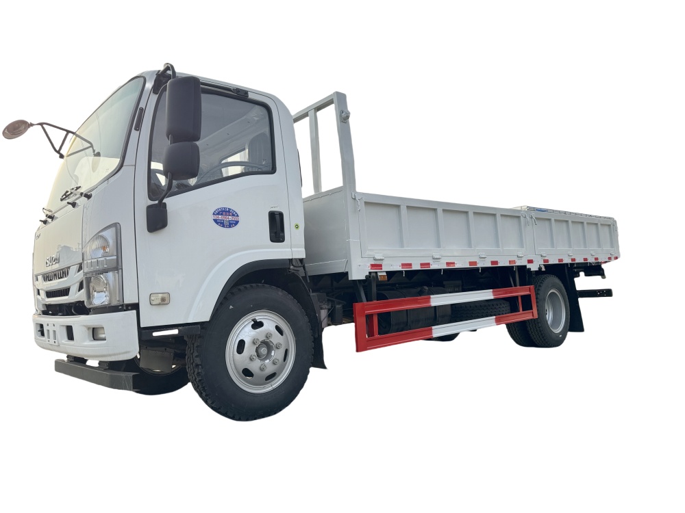 Camion de clôture de cargaison Isuzu 700p de 5,2 mètres