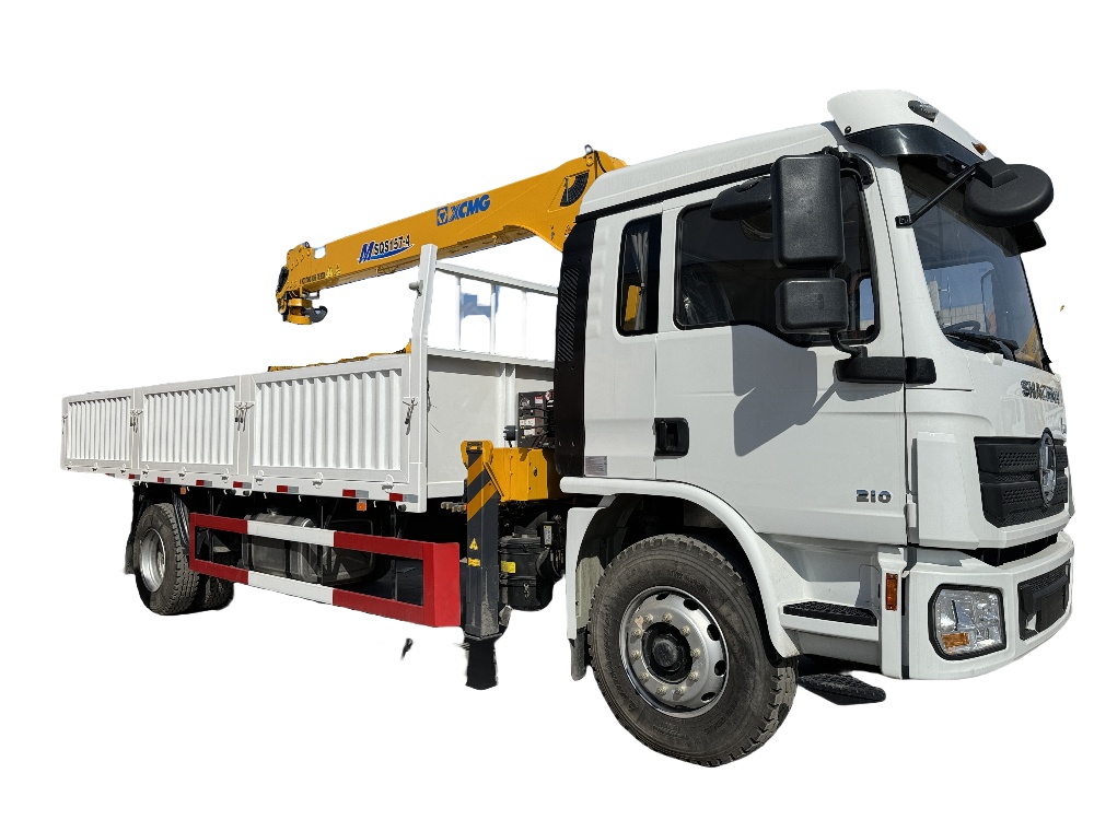 Camion shacman 210hp avec grue XCMG 8tons / 10tons installée