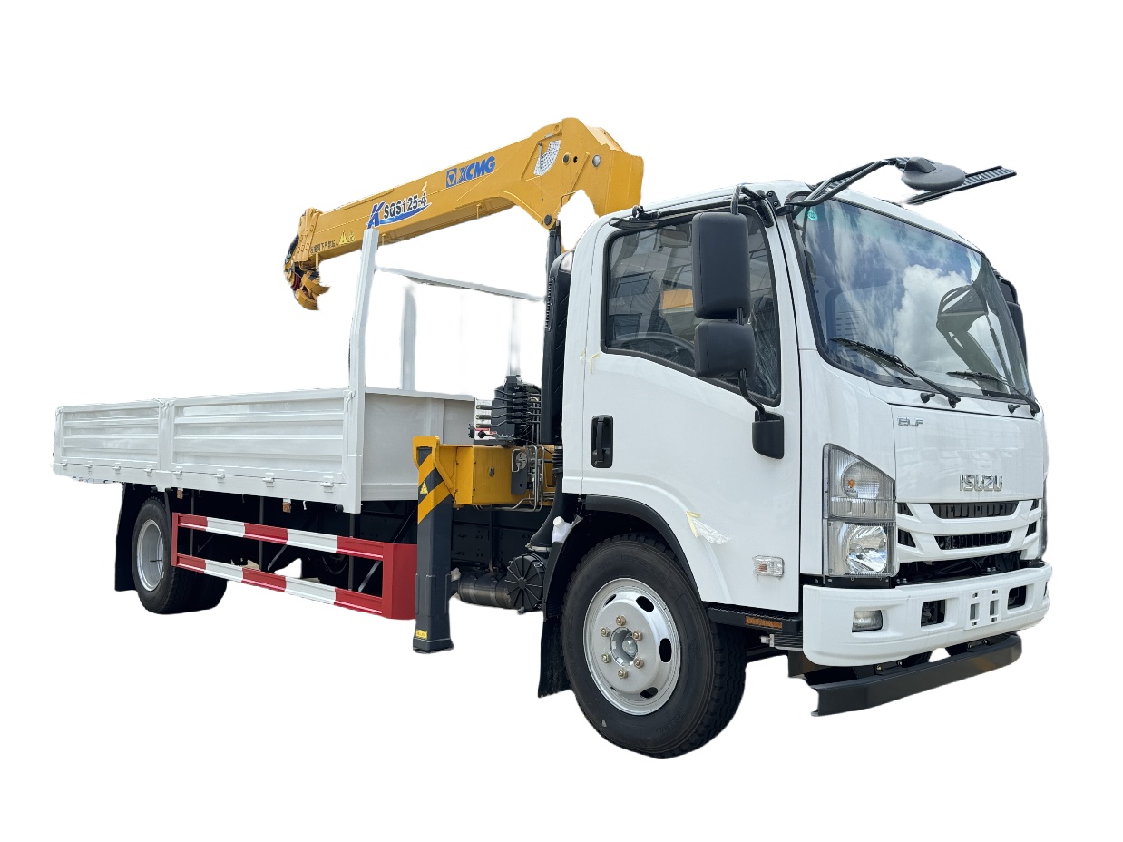 ISUZU 700P 190HP CARGO TRUCK MOUNTED WITH XCMG 5TONS/6.3TONS/8TONS