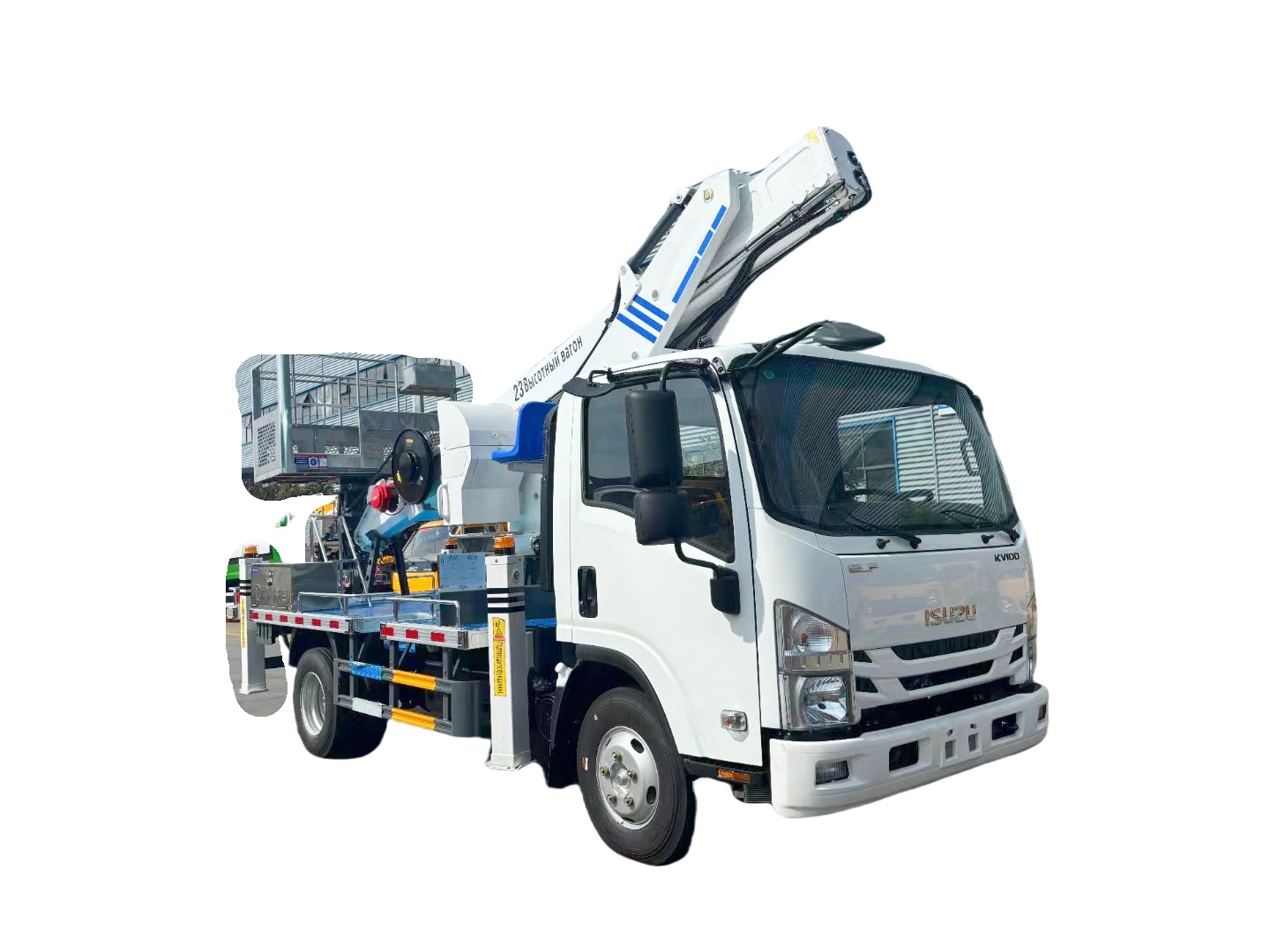 Isuzu kv100 120hp 23m chariot de travail en hauteur