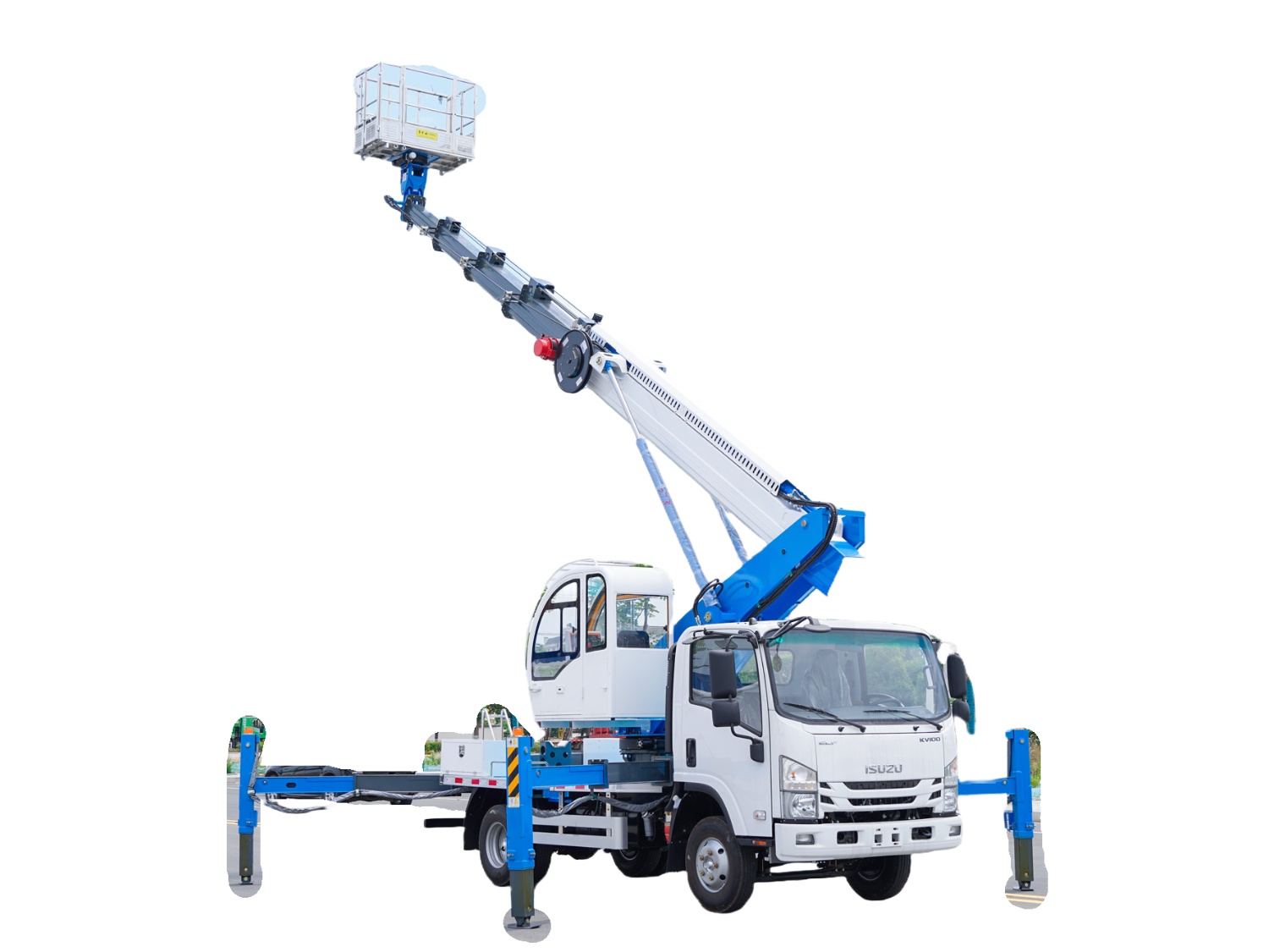 Isuzu 28m chariot élévateur à nacelle pivotante à 360 degrés