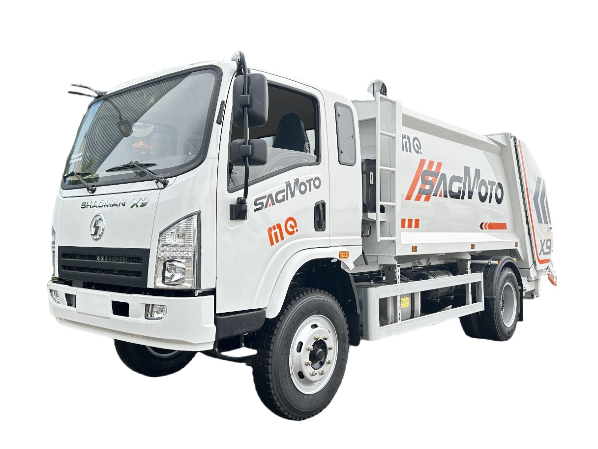 Shacman one and half cab 6CBM Compactor Garbage Truck