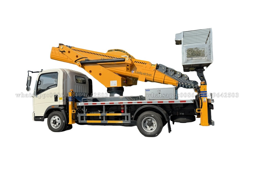 HOWO 33M aerial platform truck Euro2 emission