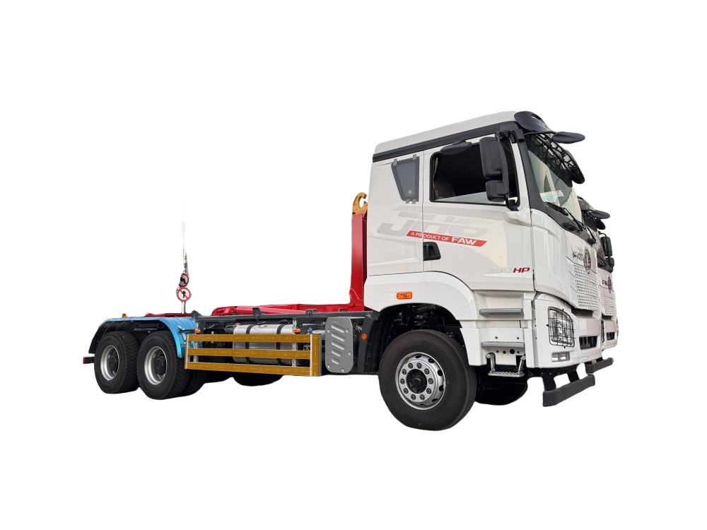 FAW 340HP  6*4  hook-lift garbage truck 20tons