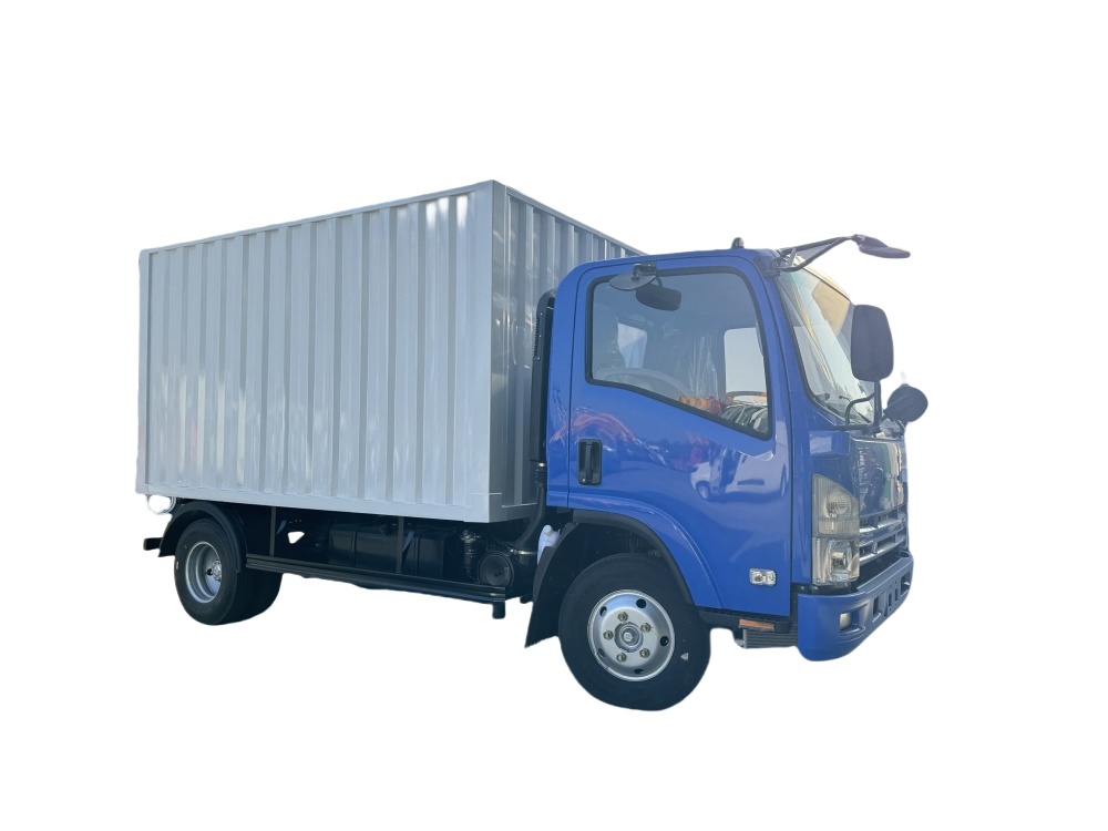 ISUZU kv100cab cargo box truck 4.2M length box