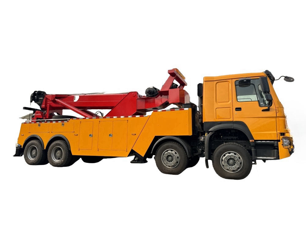 High performance HOWO wrecker tow truck multi purpose 50 ton wrecker truck