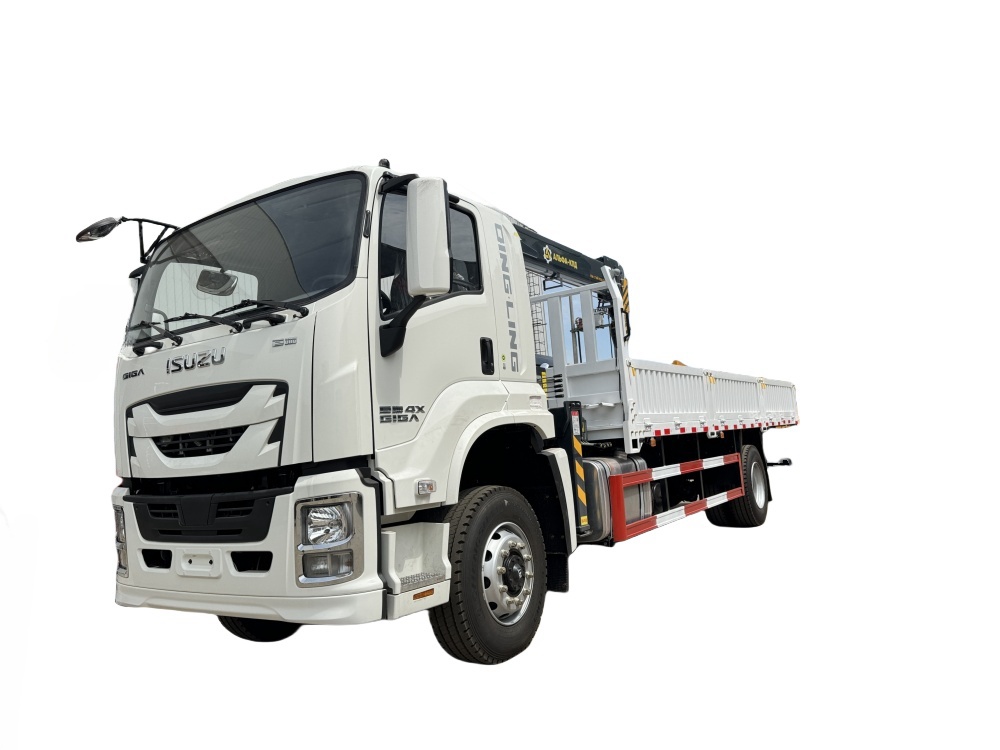 ISUZU GIGA 205HP truck mounted with 8tons crane