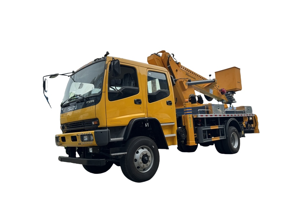 ISUZU 4*4 34M double cabin aerial plateform truck