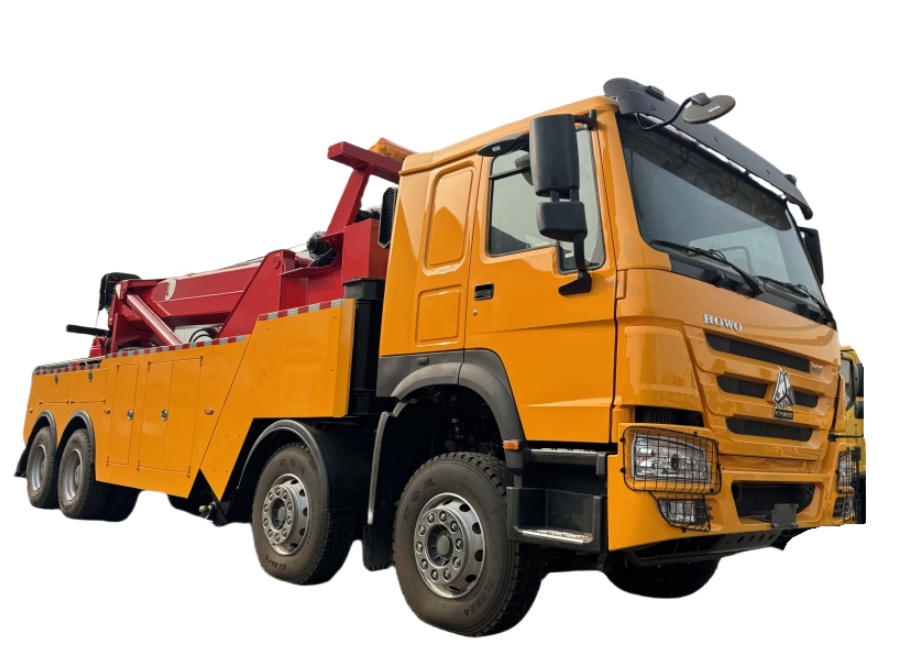 High performance HOWO wrecker tow truck multi purpose 50 ton wrecker truck