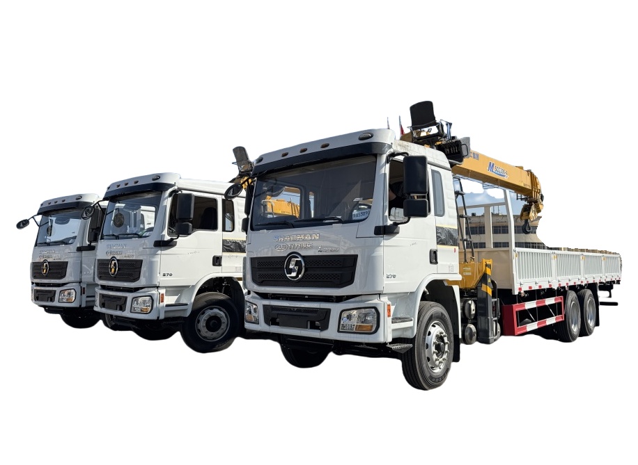 Shacman L3000  6*4 truck mounted XCMG  12 tons crane