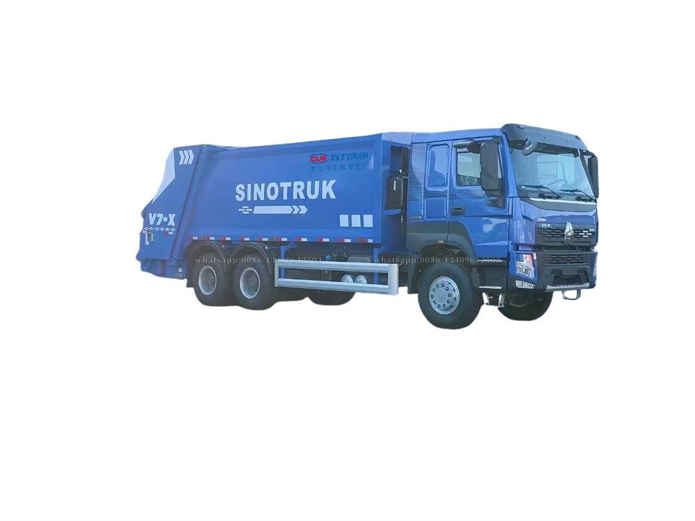 HOWO 6X4 12000L compactor garbage truck