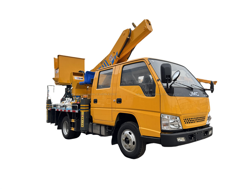 Double cab 16M aerial platform truck with insulation basket